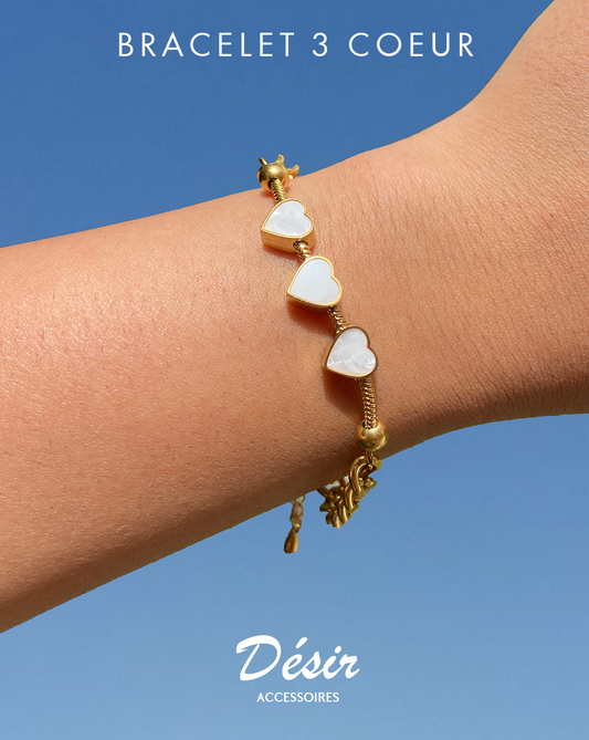 Three Hearts Bracelet