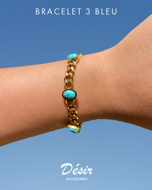 Three Blues Bracelet