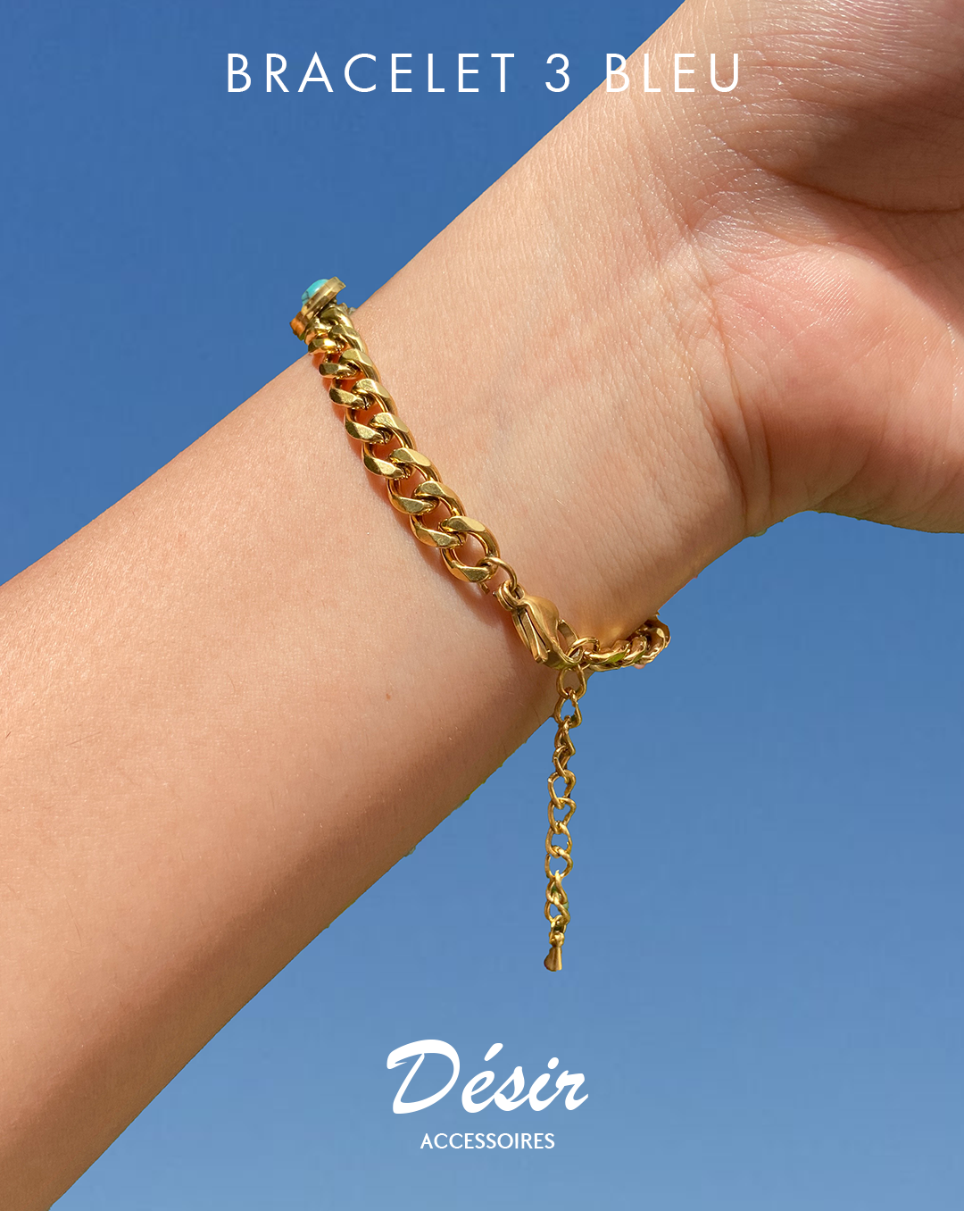 Bracelet Trois Bleus