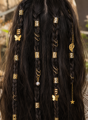 Lot de 10 Bijoux de Cheveux & Hijabi