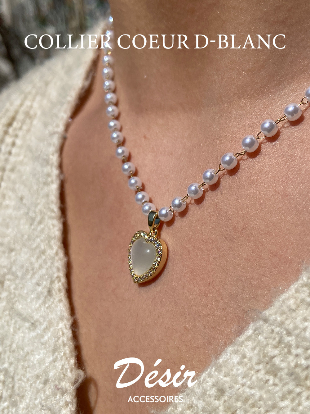 Collier D-Blanc
