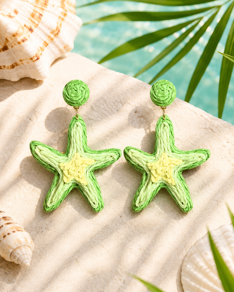 Boucles d'Oreilles Étoile de Mer