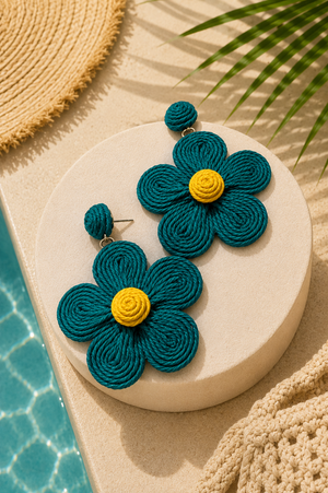 Boucles d'Oreilles Fleur Raffinée
